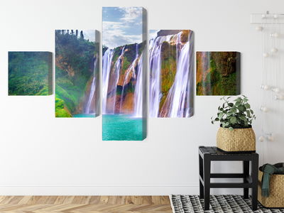 Ljuddämpande tavla - The waterfall in luoping