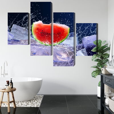 Ljuddämpande tavla - Watermelon on ice