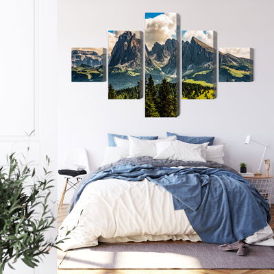 Ljuddämpande tavla - View of the italian