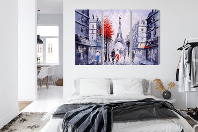 Ljuddämpande tavla - The view of the Paris street