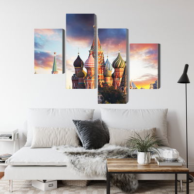 Ljuddämpande tavla - Moscow view of the red