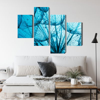 Ljuddämpande tavla - A close-up of a 3d dandelion