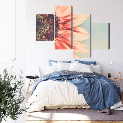 Ljuddämpande tavla - Blooming sunflower