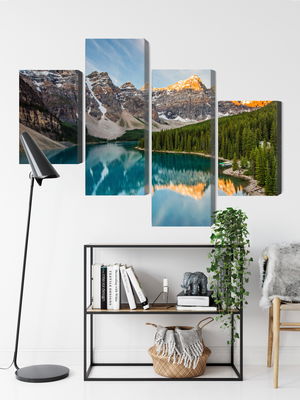 Ljuddämpande tavla - Canadian Moraine Lake 3d