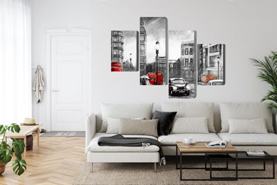 Ljuddämpande tavla - London street view