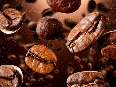 Ljuddämpande tavla - Brown coffee beans