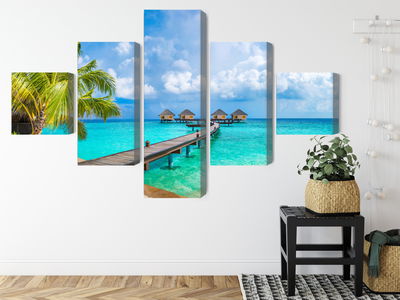 Ljuddämpande tavla - Floating houses