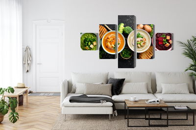 Ljuddämpande tavla - Vegetable cream soups