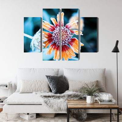 Ljuddämpande tavla - Rudbeckia flowers covered