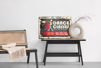 Ljuddämpande tavla - Retro dance school