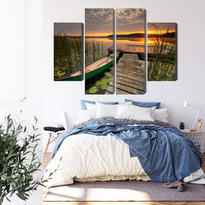 Ljuddämpande tavla - Summer sunrise