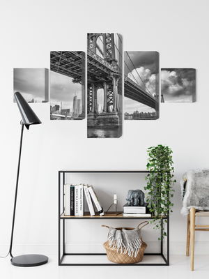 Ljuddämpande tavla - Manhattan bridge in New York