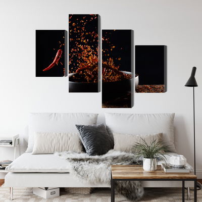 Ljuddämpande tavla - Cayenne pepper in flight