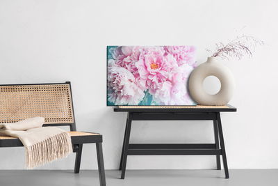Ljuddämpande tavla - Delicate peonies