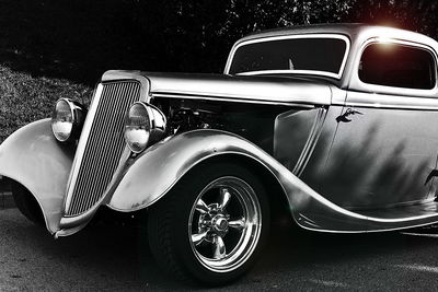 Ljuddämpande tavla - Vintage style hot rod car