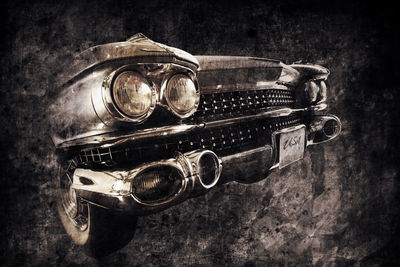 Ljuddämpande tavla - American vintage car