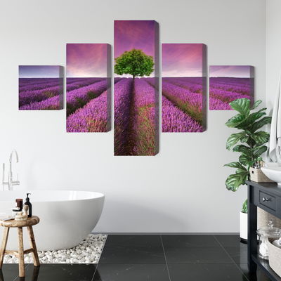 Ljuddämpande tavla - A tree in the middle of a 3d