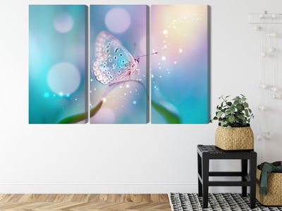 Ljuddämpande tavla - A delicate butterfly