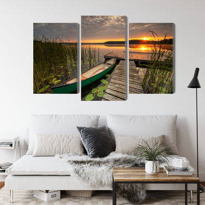 Ljuddämpande tavla - Summer sunrise