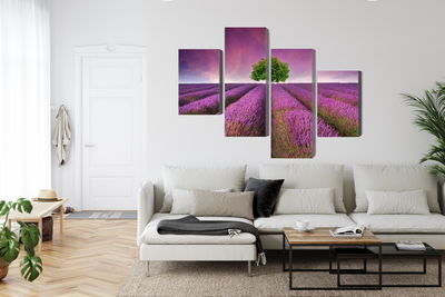 Ljuddämpande tavla - A tree in the middle of a 3d