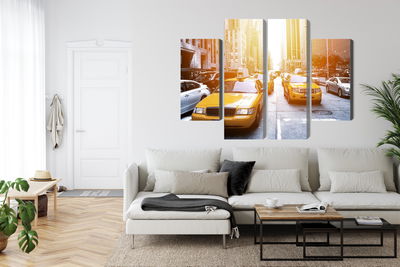 Ljuddämpande tavla - Taxi in the sunshine nyc