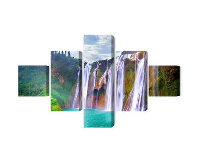 Ljuddämpande tavla - The waterfall in luoping