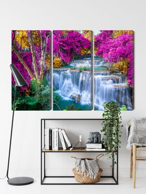 Ljuddämpande tavla - A waterfall in the fall