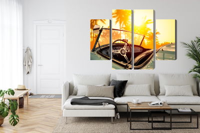 Ljuddämpande tavla - View from the car