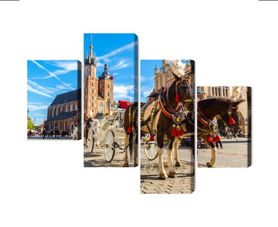 Ljuddämpande tavla - Horse carriages