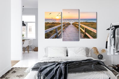 Ljuddämpande tavla - North sea pier 3d