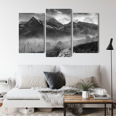 Ljuddämpande tavla - Hala gasienicowa in black