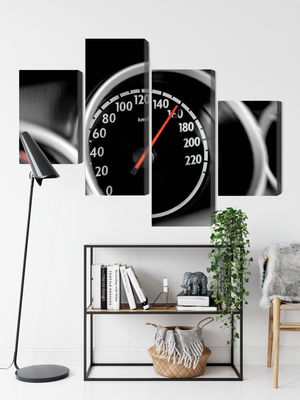 Ljuddämpande tavla - Car speedometer