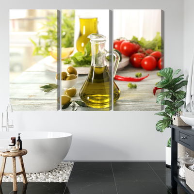 Ljuddämpande tavla - Jug with fresh oil