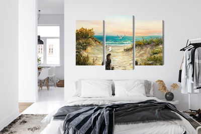 Ljuddämpande tavla - Painted sand dunes