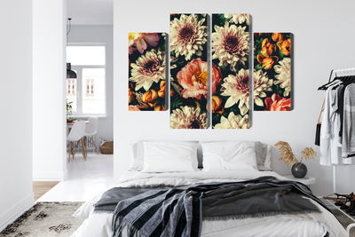 Ljuddämpande tavla - Variety of colorful 3d