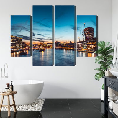 Ljuddämpande tavla - River thames in great britain