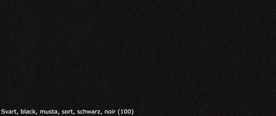 SilentDirect PES Wall Fabric -kangasnäyte, musta