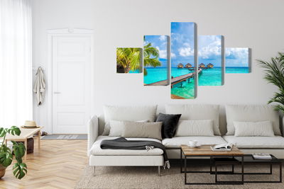 Ljuddämpande tavla - Floating houses