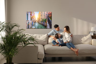 Ljuddämpande tavla - Venice in all its glory