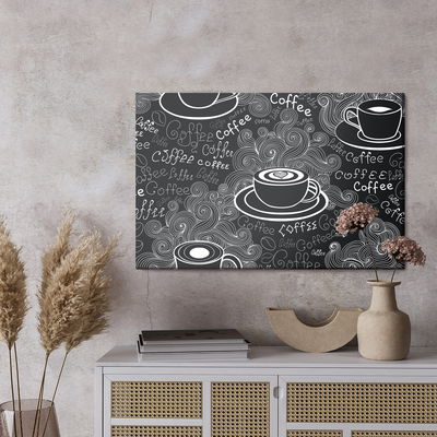 Ljuddämpande tavla - Painted cups