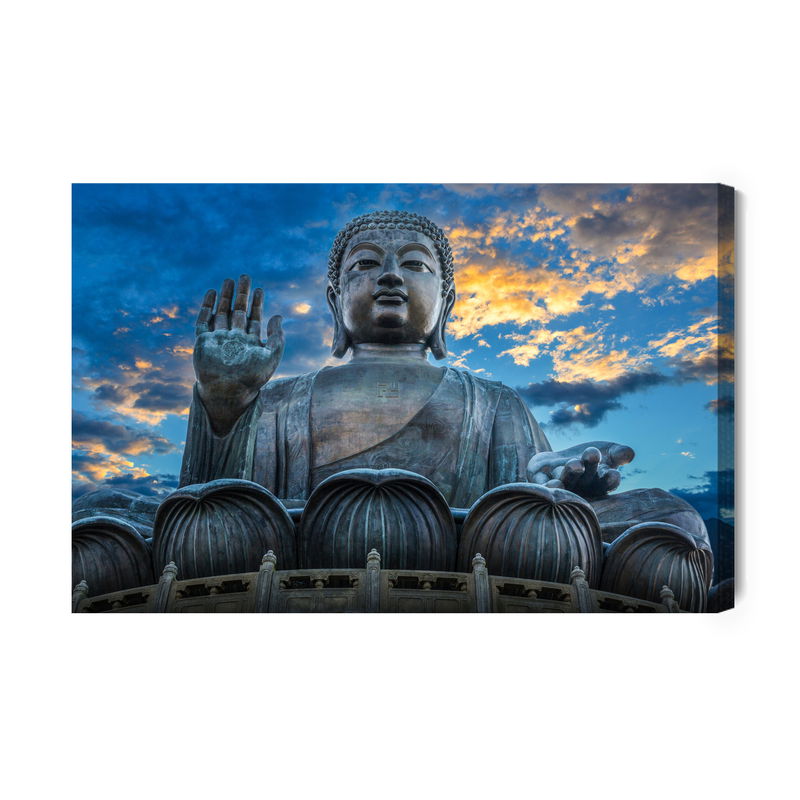 Ljuddämpande tavla - Buddha statue at po lin