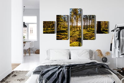 Ljuddämpande tavla - Morning sun rays