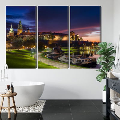 Ljuddämpande tavla - Wawel royal castle at sunrise