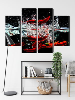 Ljuddämpande tavla - Chili in water