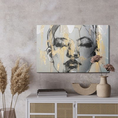 Ljuddämpande tavla - Artistic portrait of a woman