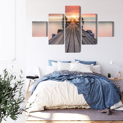 Ljuddämpande tavla - Hazy sea