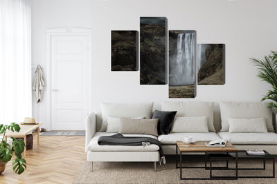 Ljuddämpande tavla - The majestic skogafoss