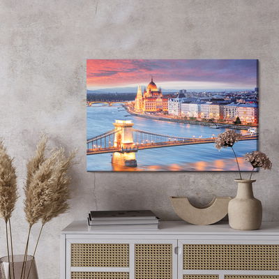 Ljuddämpande tavla - Bridge at night