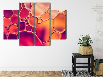 Ljuddämpande tavla - Water drops on a macro scale