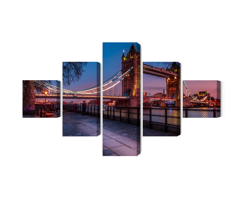 Ljuddämpande tavla - Tower bridge in London